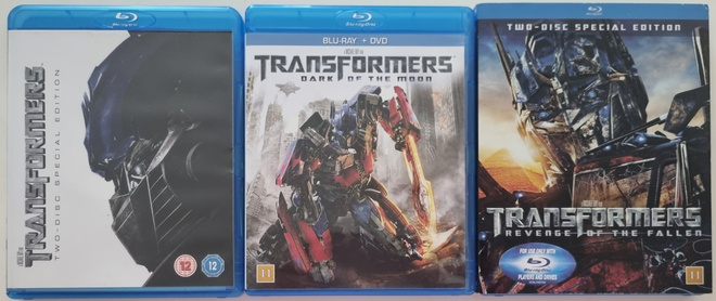 TRANSFORMERS 1-3  BLU-RAY