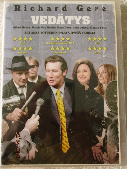 Richard Gere VEDÄTYS (DVD) uusi