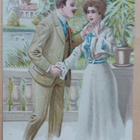 Leidi ja herra läheisissä väleissä, vanha väripk, p. 1903 - pikkukuva 1