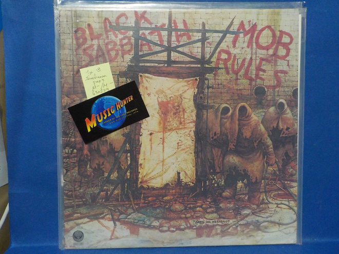 BLACK SABBATH - MOB RULES M-/M- 1ST -81 SCANDINAVIA PRESS LP