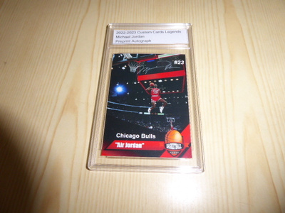 Michael Jordan 2022-23 Custom Card kortti + kotelo