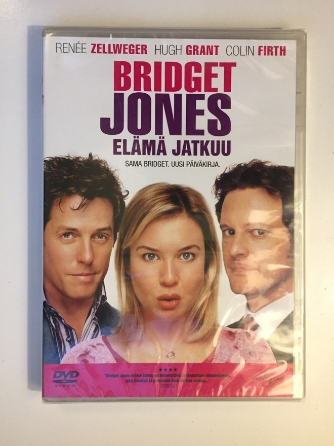 Bridget Jones Elämä Jatkuu (DVD) Renée Zellweger (UUSI) 2004