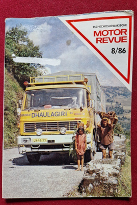 Tsekkiläinen Motr Revue moottori-lehti 8/86
