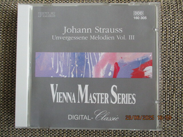 JOHAN STRAUSS - UNVERGESSENE MELODIEN VOL III (VIENNA MASTER