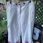 ICEPEAK Women's Outdoor Capri Pants White Size 38 - pikkukuva 1