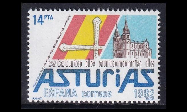 Espanja 2602 ** Asturiasin itsehallinto (1983)