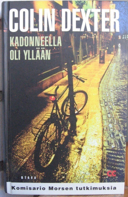 Colin Dexter: Kadonneella oli yllään, Otava 2004. 1p. 297 s.