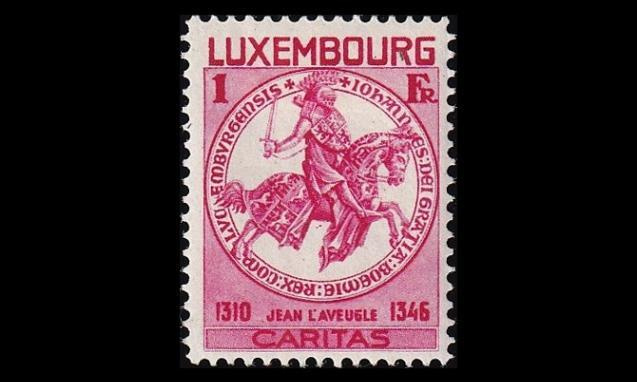 Luxemburg 262 ** Lastenapu 1 Fr + 15 C (1934)