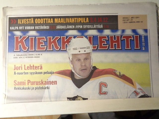 Kiekkolehti Nro 22/2006 (24.11)