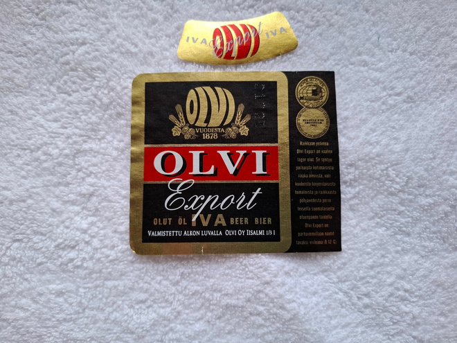 Olut etiketti Olvi 4