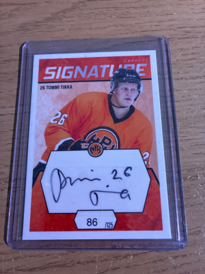 Tommi Tikka HPK kärpät cardset signature