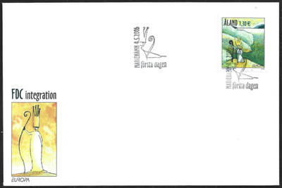 FDC Åland 2006  Eurooppa-m Yhdentyminen  LaPe ÅL 265