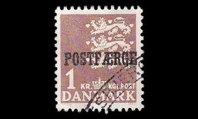 Tanska PF_34_I o Vaakuna 1 Kr serif (1949)