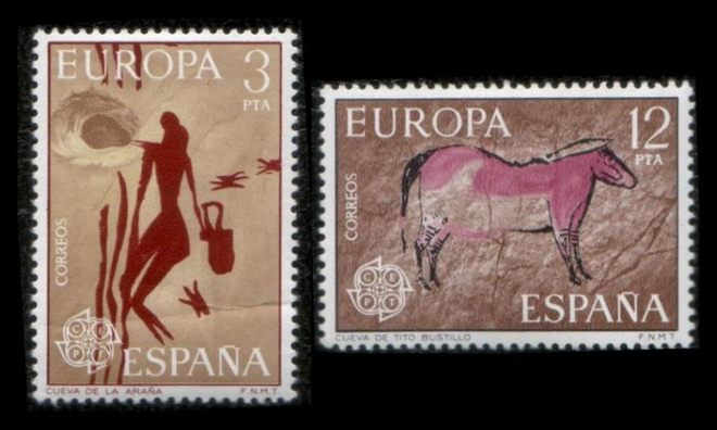 Espanja 2151-2 ** Europa maalauksia (1975)