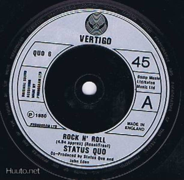 STATUS QUO rock n` roll EP -1980- .....orig. uk vertigo