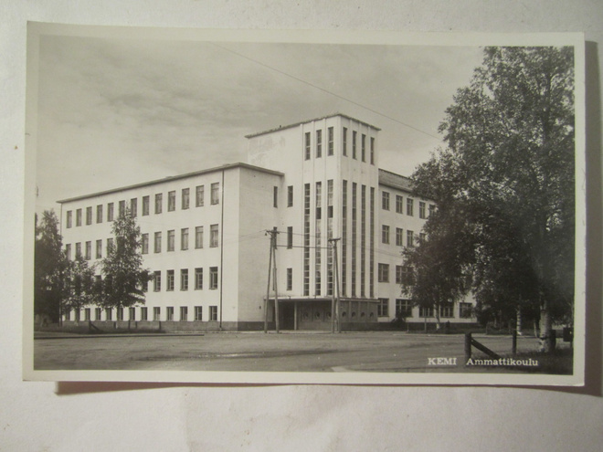 VANHA Postikortti Kemi 1950-l Alkup.Mallikappale