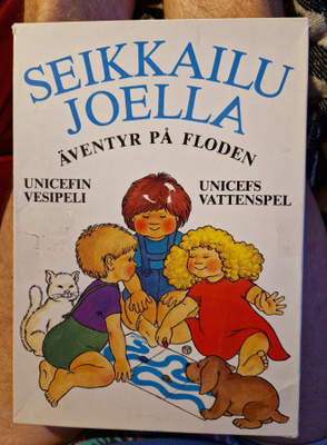 Unicef seikkailu Joella vintage lautapeli. 1983