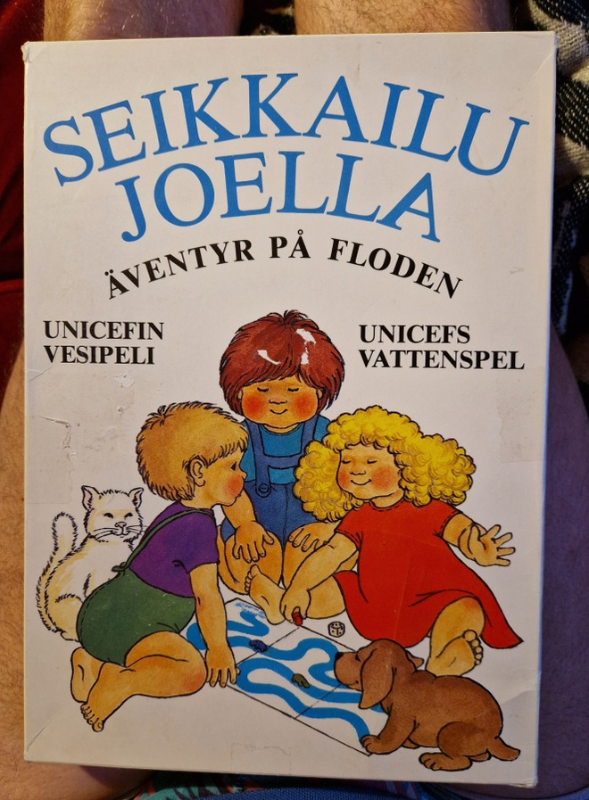 Unicef seikkailu Joella vintage lautapeli. 1983