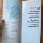 SAVONLINNAN OOPPERAJUHLAT 1985 OHJELMA - pikkukuva 3