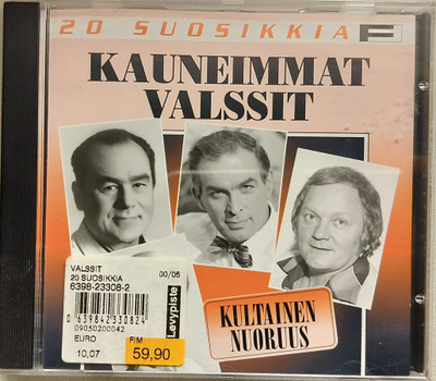 KAUNEIMMAT VALSSIT-KULTAINEN NUORUUS-20 Suosikkia-CD, v.1998