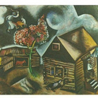 kortti ** Chagall Marc Maan päällä ja taivaassa - erilaisia - pikkukuva 1