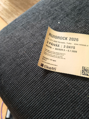 Ruisrock 2026 3 päivää