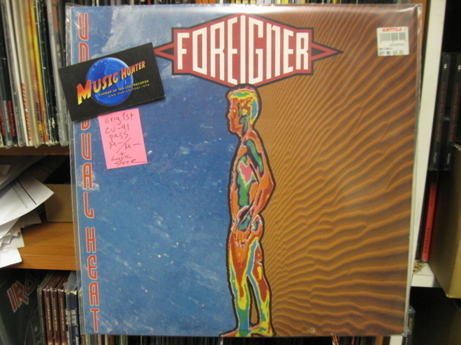 FOREIGNER - UNUSUAL HEAT ORIG 1ST EU -91 M-/M- LP