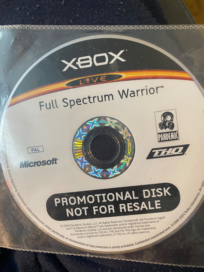 Full Spectrum Warrior Xbox