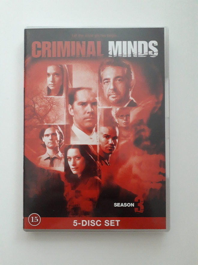 Criminal Minds, 3. Kausi, 6-Levyä  - DVD Boxi