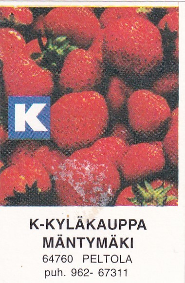 Peltola,  K - Kyläkauppa Mäntymäki   b594