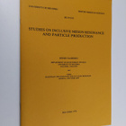 Heimo Saarikko : Studies on Inclusive Meson Resonance and... - pikkukuva 1
