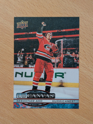2025-26 Upper Deck Sebastian Aho UD Canvas