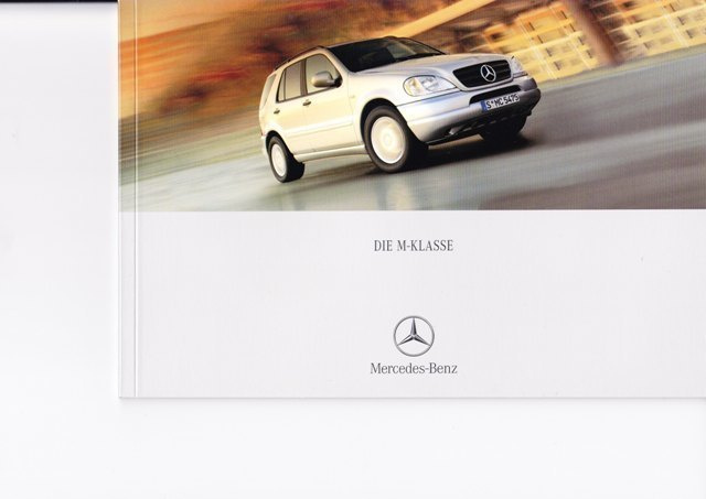 Mercedes-Benz M-sarja -esite, 2001