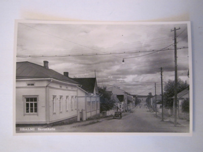 VANHA Postikortti Iisalmi 1950-l Alkup.Mallikappale