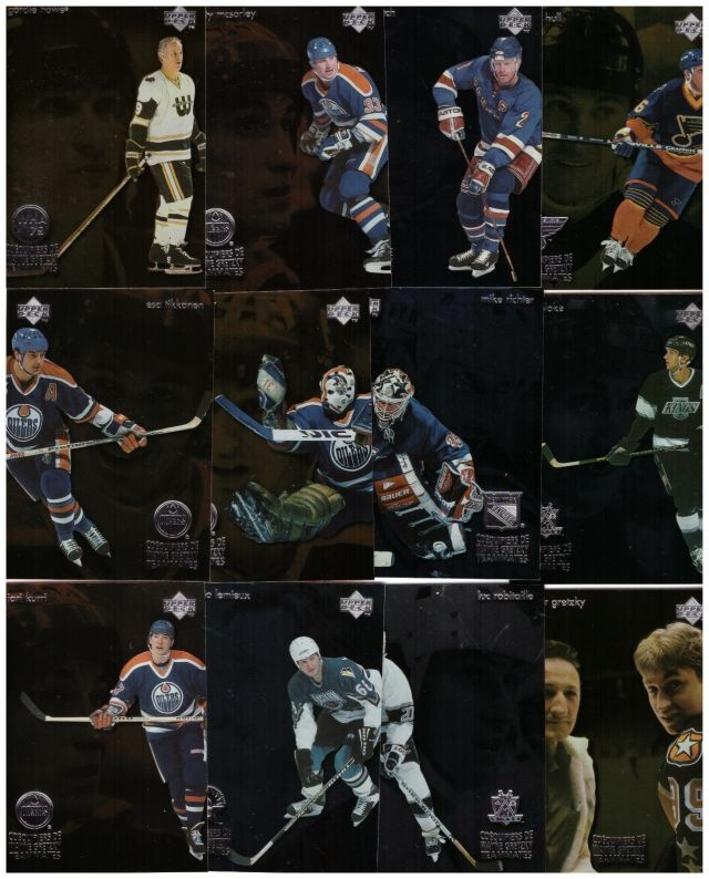 12 x 1998-1999 McDonalds Up.D. WAYNE GRETZKY Teammates