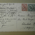 Helsinki, Kluuvikatua, Runebergin patsas,väkeä1928 Belgiaan - pikkukuva 2