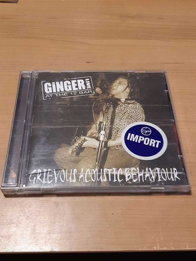 Ginger – Grievous Acoustic Behaviour (Live At The 12 Bar 2CD