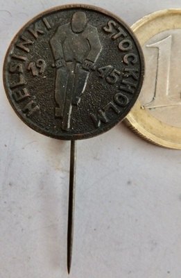 VANHA Merkki Pyöräily Helsinki Tukholma Ajot 1945