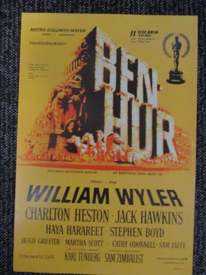 Ben-Hur (William Wyler, 1959) elokuvajuliste - Filmipaja Oy