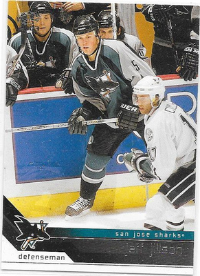 2003-04 Pacific #334 Jeff Jillson San Jose Sharks ex- Lukko