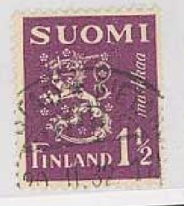 1930 1,5 mk violettii Pietarsaari-32 er.kaunis