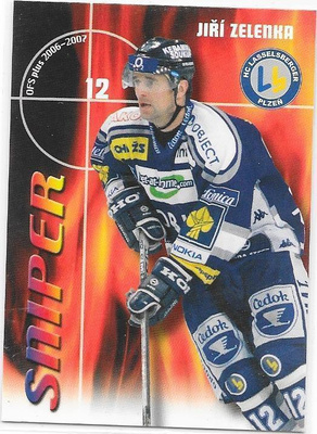 2006-07 OFS Goly #G14 Jiri Zelenka Plzen ex- Espoo Blues