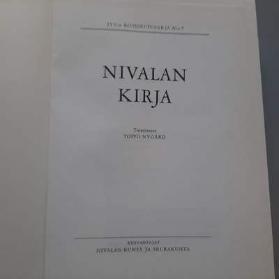 Nivalan kirja, Toivo Nygård 1p -70 historia