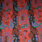 Retro trikoo neulos 270x117cm - pikkukuva 1