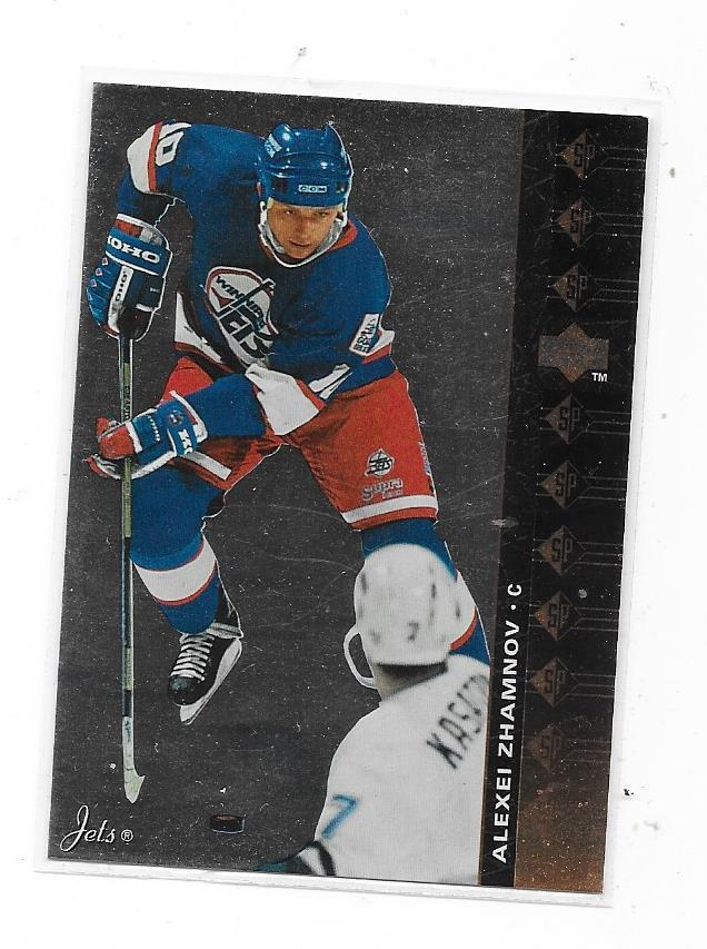 94-95 UD SP Inserts #90 Alexei Zhamnov , Winnipeg Jets