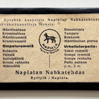 Vanha Napialan nahkatehtaan mainos magneettina * 30-luku - pikkukuva 1