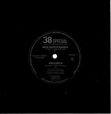 VARIOUS: "Free With Kerrang!"-EP (38 Special, Myofist, flexi