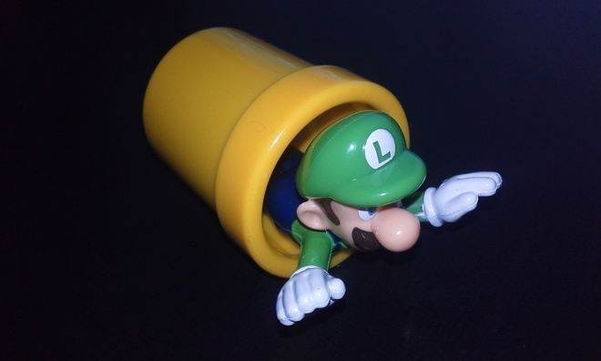 McDonald's Nintendo Super Mario LUIGI LAUNCHER