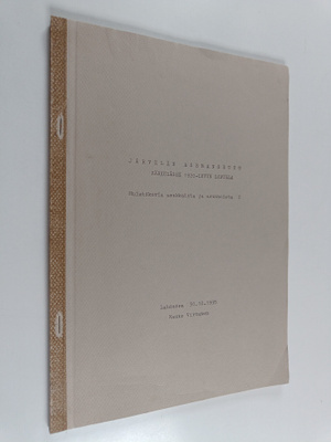 Mauno Virtanen : Järvelän asemanseutu Kärkölässä 1920-luv...