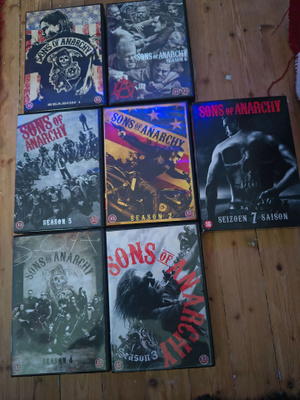 Sons of anarchy kaudet 1-7 dvd boksit